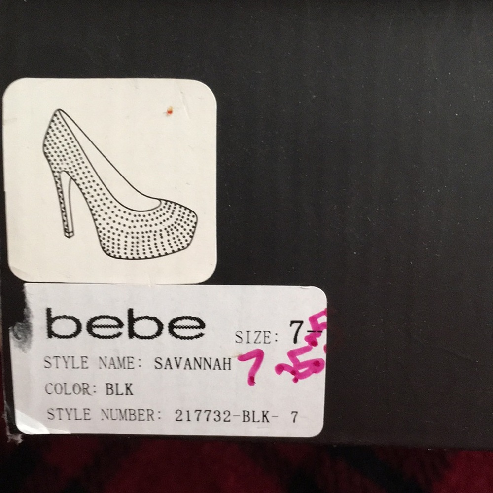 💎💎BEBE RHINESTONE 💎💎💎PLATFORM PUMPS💎💎💎💎💎 - Picture 6 of 6